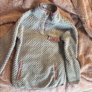 Simply Southern Textured Pullover with Pink Details